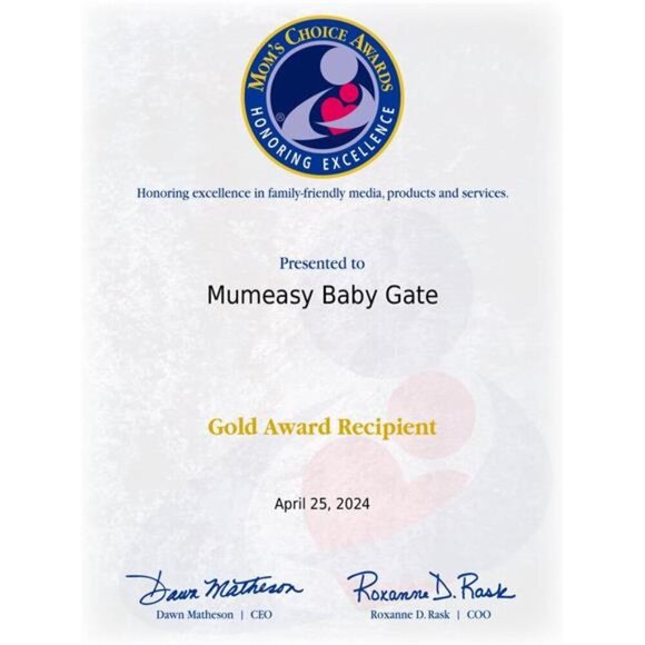 Baby Gate for Stairs, 29.6"-46" Pressure Mounted Dog Gate for House, Auto Close - Picture 4 of 7